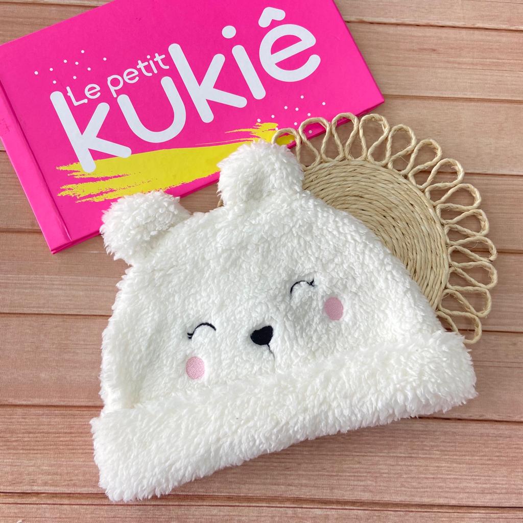 GORRO KUKIE URSINHA BRANCO