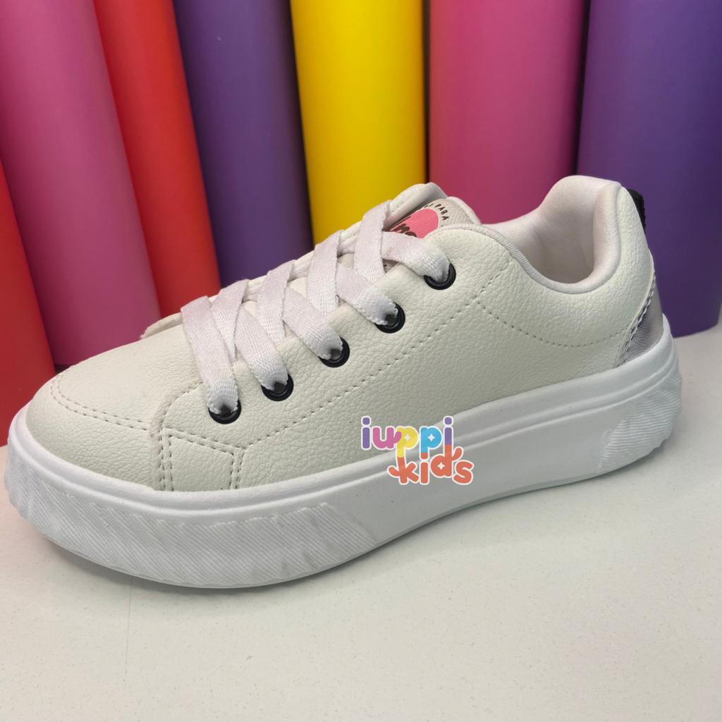 TENIS WORLD COLORS LPS FUN BRANCO