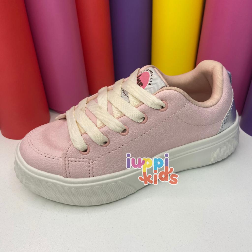 TENIS WORLD COLORS LPS FUN COR DE ROSA.