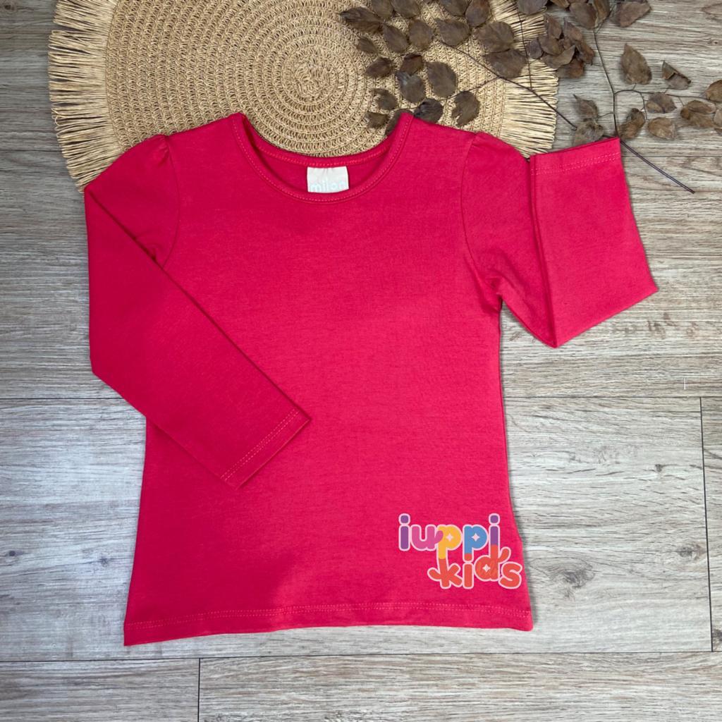 BLUSA MEIA ESTAÇAO MILON VERMELHO RUBI