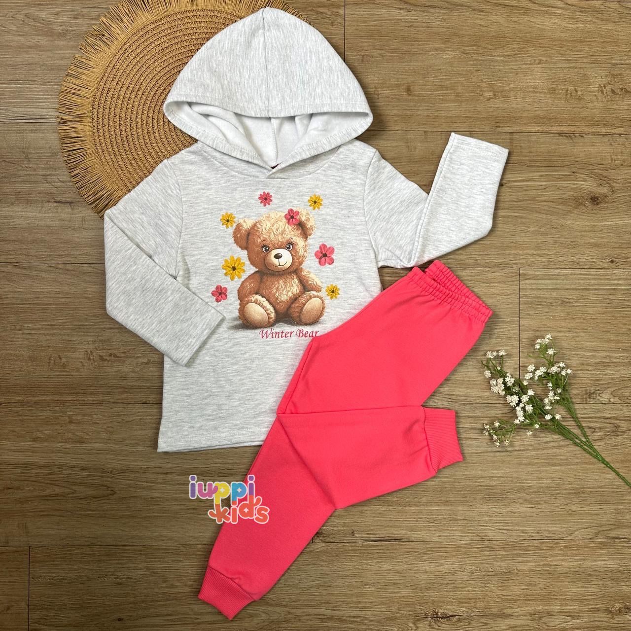 CONJUNTO KYLY MOLETOM BLUSA E CALÇA, URSINHA