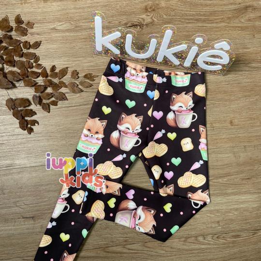 LEGGING PRETA KUKIE WAFFLE