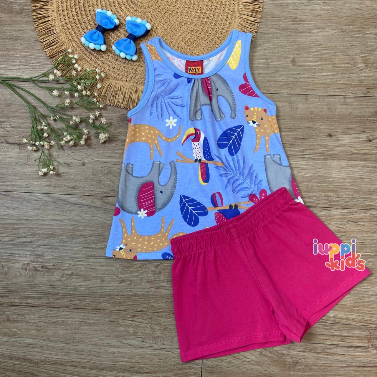 CONJUNTO KYLY FLORESTA AZUL NOSTALGIA