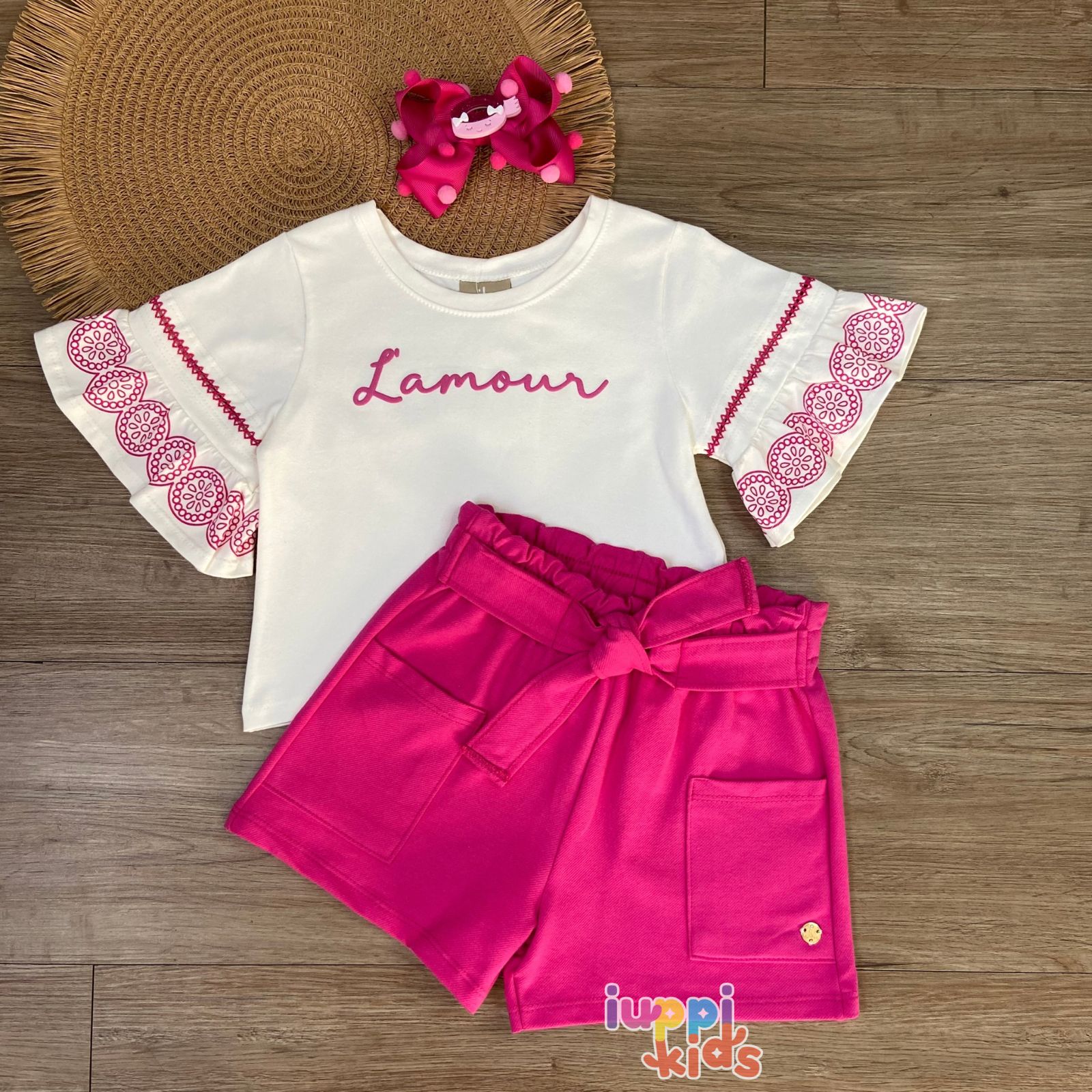 CONJUNTO MILON BLUSA E SHORTS LAMOUR