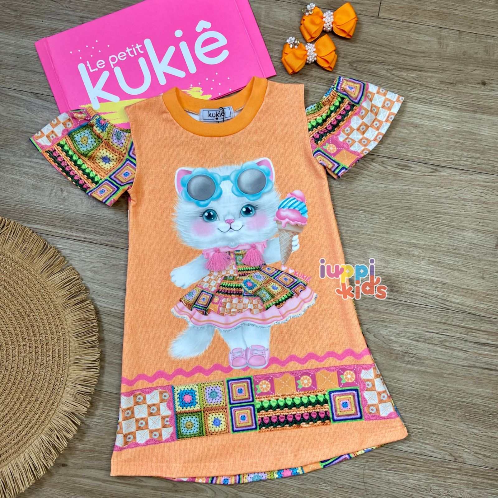 VESTIDO KUKIE GATINHA RETALHOS