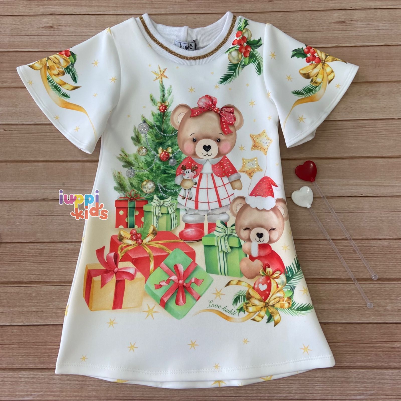 VESTIDO KUKIE URSINHA DE NATAL