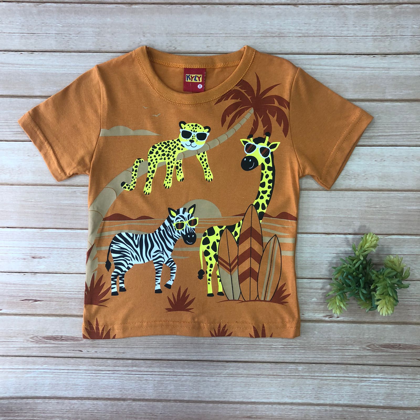 CAMISETA MASCULINA KYLY SAFARI ESTILOSO