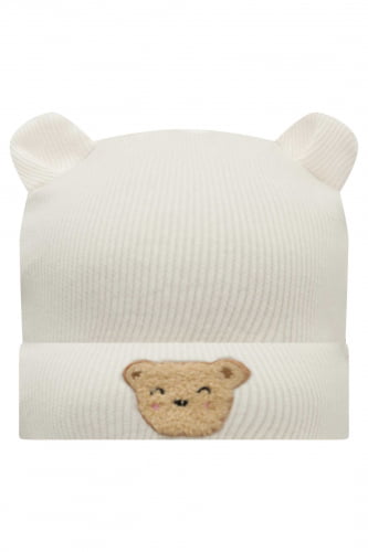 GORRO KUKIE BABY URSINHA, BRANCO