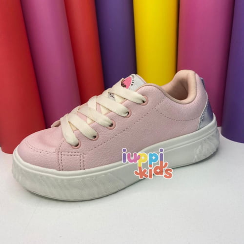 TENIS WORLD COLORS LPS FUN COR DE ROSA.