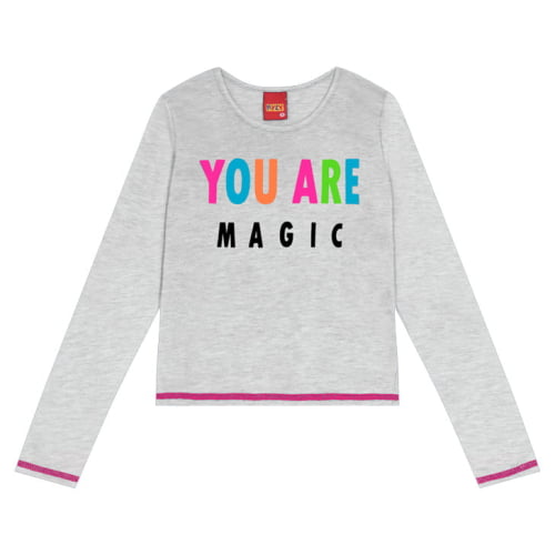 BLUSA MEIA ESTAÇAO KYLY MAGIC, MESCLA