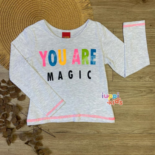 BLUSA MEIA ESTAÇAO KYLY MAGIC, MESCLA