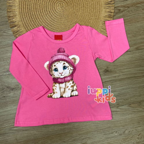 BLUSA MEIA ESTACAO KYLY BABY ROSA SENSAÇÃO