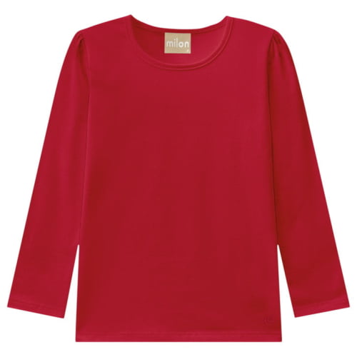 BLUSA MEIA ESTAÇAO MILON VERMELHO RUBI