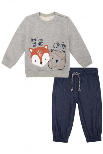 CONJUNTO LUC.BOO BLUSA E CALÇA THE WILD