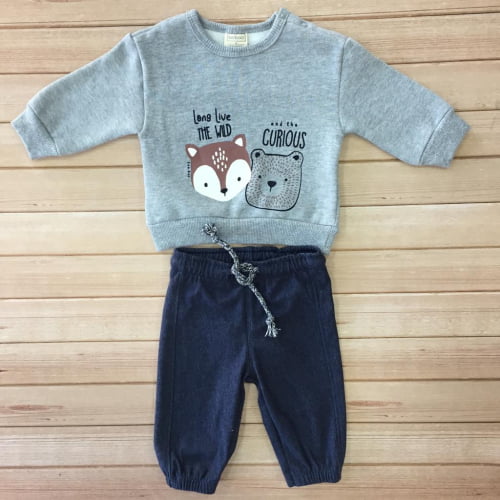 CONJUNTO LUC.BOO BLUSA E CALÇA THE WILD