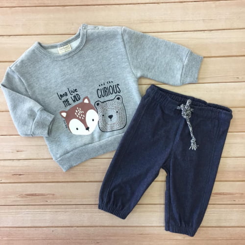 CONJUNTO LUC.BOO BLUSA E CALÇA THE WILD