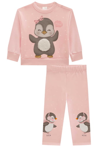 CONJUNTO KUKIE MOLETOM PINGUIM