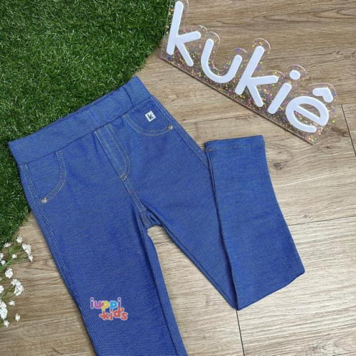 CALÇA LEGGING KUKIE MALHA JEANS COMFORT