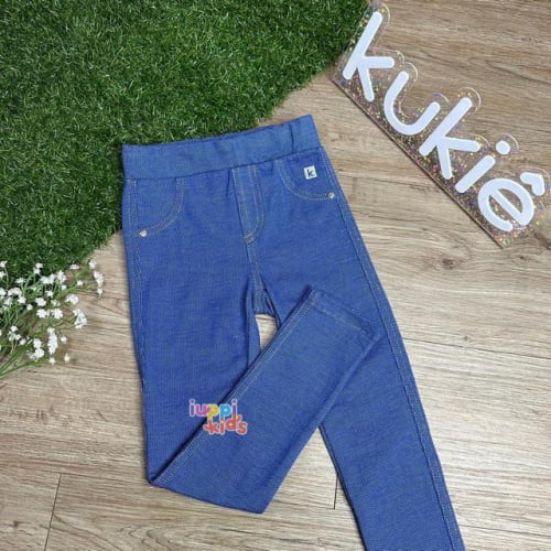 CALÇA LEGGING KUKIE MALHA JEANS COMFORT