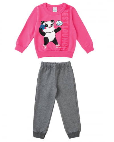 CONJUNTO PANDA "I CAN" MALWEE