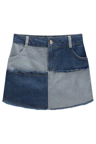 SHORT SAIA JEANS DUAS CORES LILIMOON