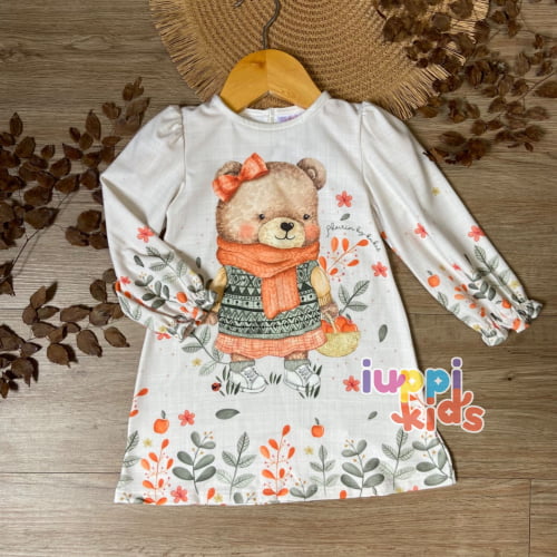 VESTIDO KUKIE ALECRIM PEQUENA URSA