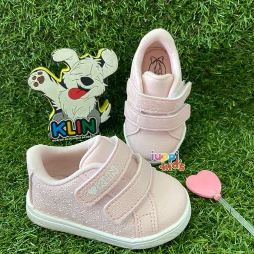 TENIS KLIN MOON BABY ROSA CLARO