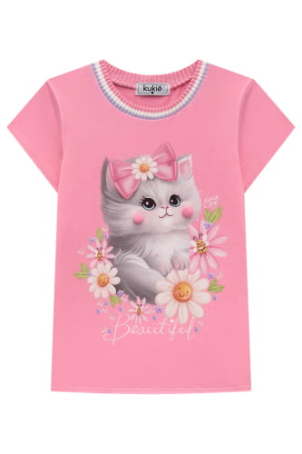 BLUSA KUKIE GATINHO BEAUTIFUL