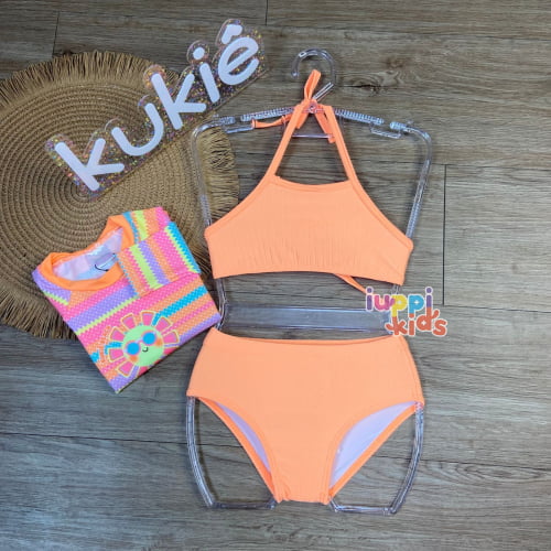 BIQUINI COM BLUSA KUKIE DIA DE SOL COM PROTEÇAO UV 50+