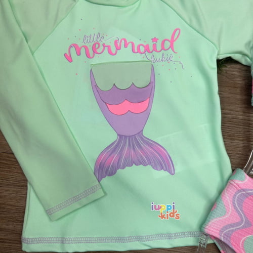 BIQUINI KUKIE COM BLUSA MERMAID