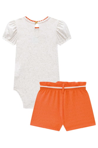 CONJUNTO KUKIE ALECRIM BODY E SHORTS SMILE