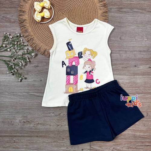 CONJUNTO REGATA KYLY  ABC CREME