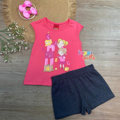 CONJUNTO REGATA KYLY  ABC ROSA 