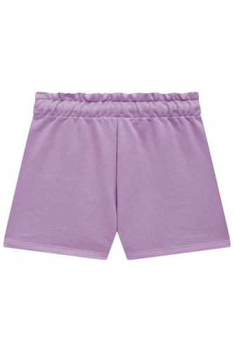 SHORTS KUKIE EM MOLETOM SEM PELUCIA 