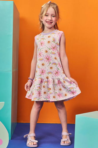 VESTIDO REGATA KUKIE FLORIDO