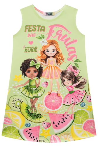 VESTIDO REGATA KUKIE FESTA DAS FRUTAS 