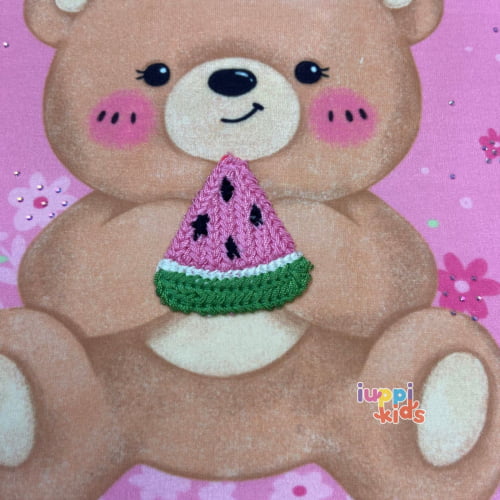 VESTIDO KUKIE BABY COM BABADO CUTE BEAR