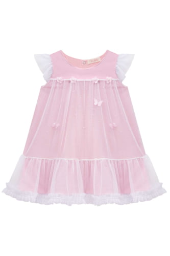 VESTIDO KUKIE CHARM EM TULE