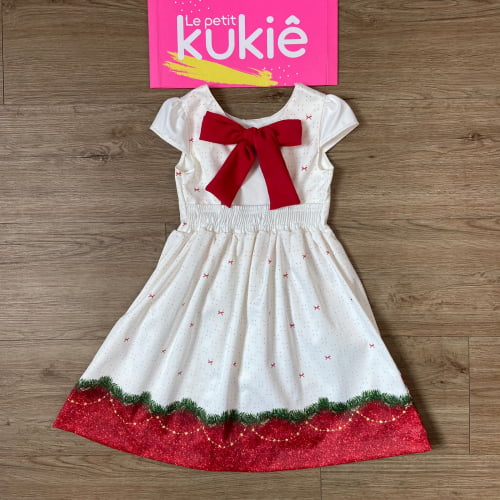 VESTIDO KUKIE CACHORRINHA DE NATAL