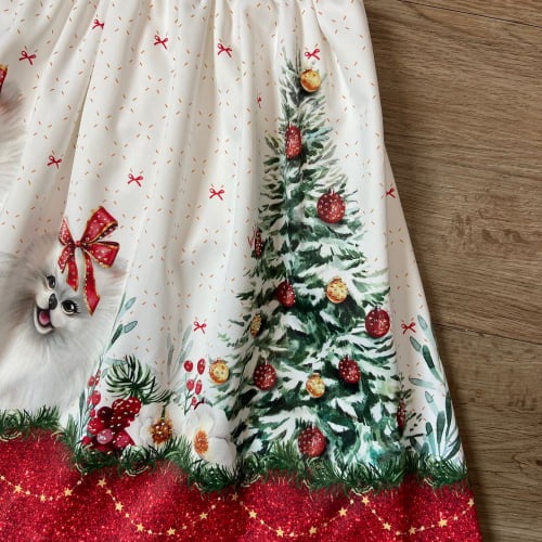 VESTIDO KUKIE CACHORRINHA DE NATAL