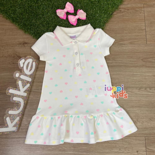 VESTIDO KUKIE POLO CORAÇOES